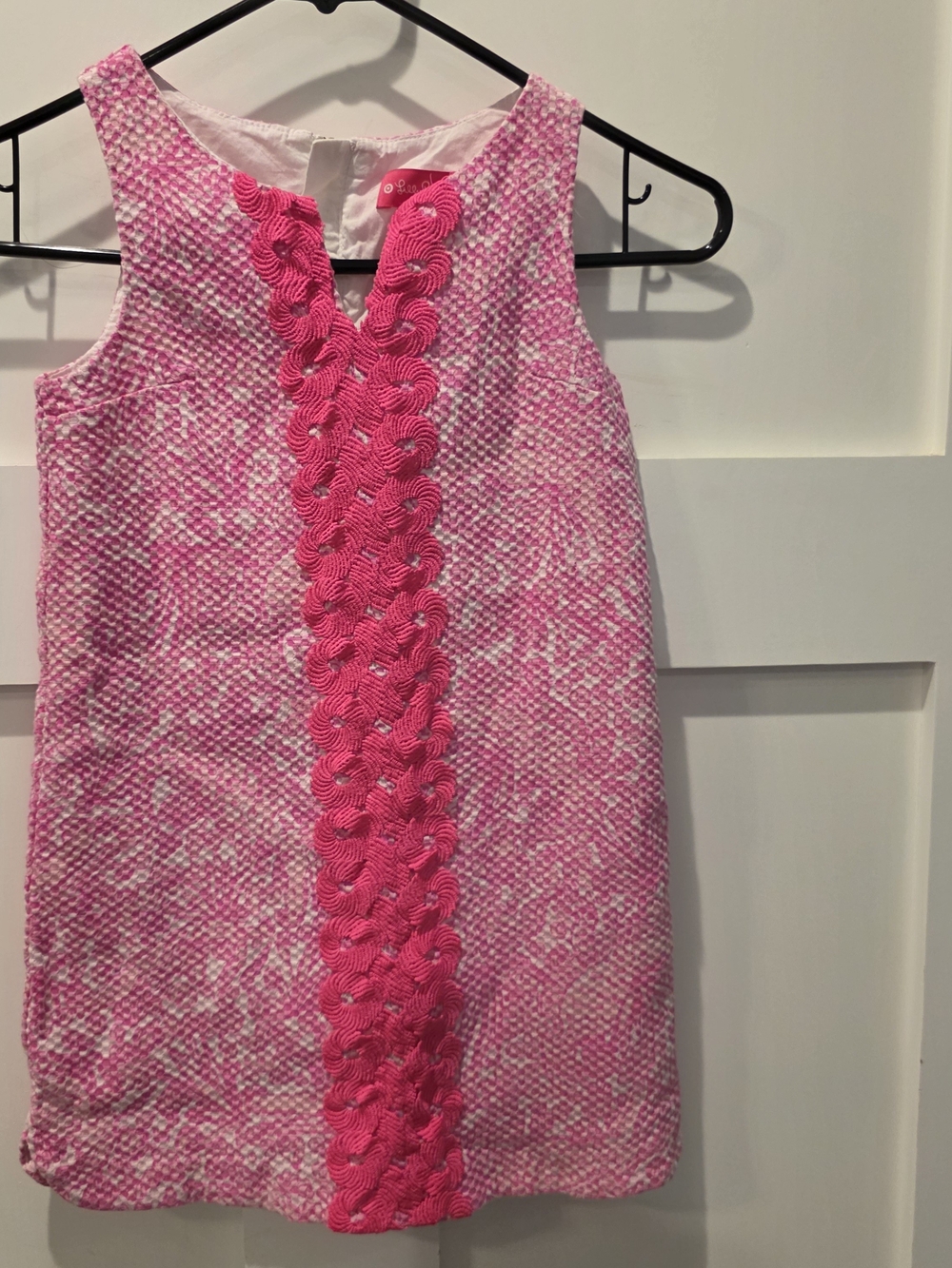 Lilly Pulitzer for Target See Ya Later Girls Pink Dress 6/6x Zipper Pull Gone